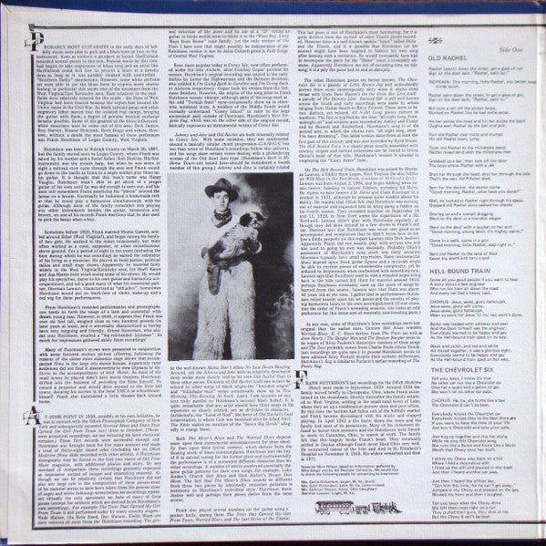 Frank Hutchison : The Train That Carried My Girl From Town (LP, Comp)