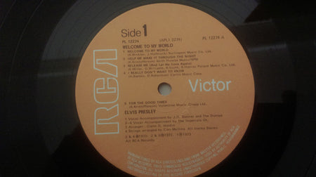 Elvis Presley : Welcome To My World (LP, Album)