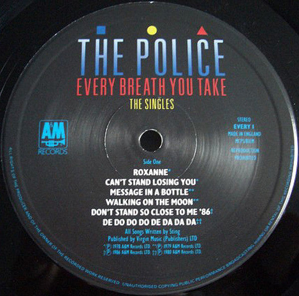 The Police : Every Breath You Take (The Singles) (LP, Comp, MT )