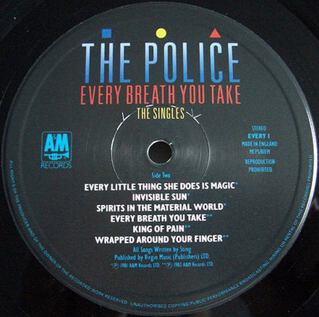 The Police : Every Breath You Take (The Singles) (LP, Comp, MT )