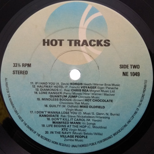 Various : Hot Tracks (LP, Album, Comp)