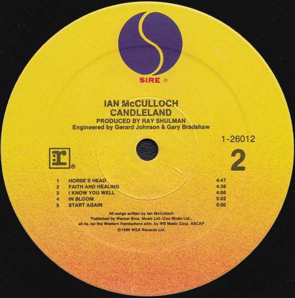 Ian McCulloch : Candleland (LP, Album)