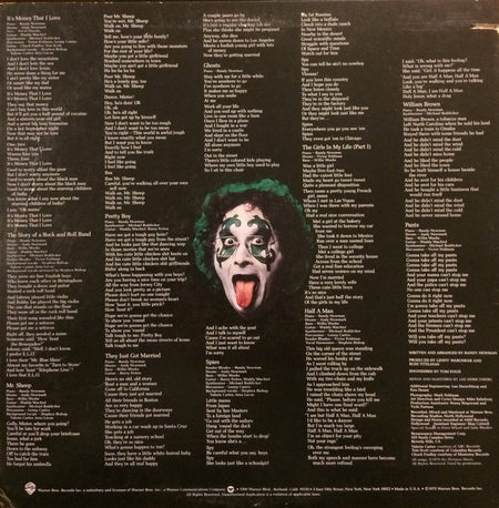 Randy Newman : Born Again (LP, Album, Jac)