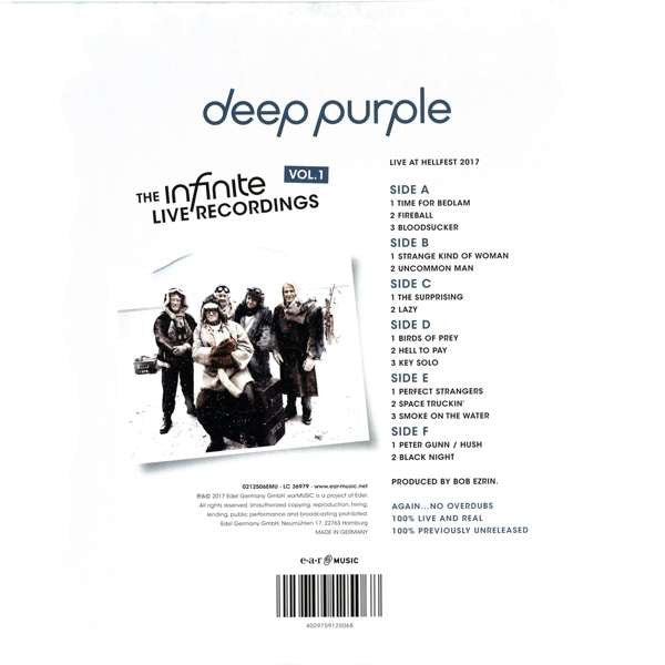 Deep Purple : The Infinite Live Recordings Vol.1 (3xLP, Album, 180)