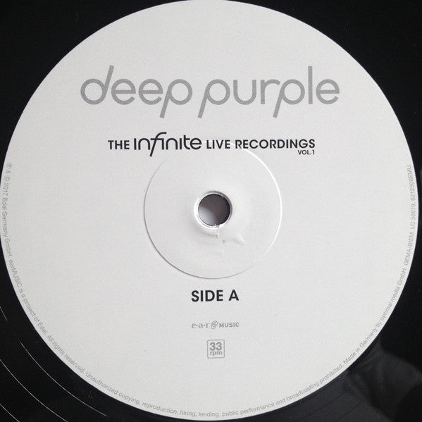 Deep Purple : The Infinite Live Recordings Vol.1 (3xLP, Album, 180)
