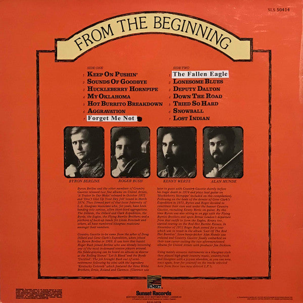 Country Gazette : From The Beginning (LP, Comp)