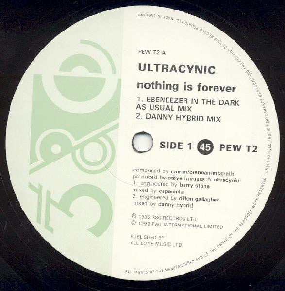 Ultracynic : Nothing Is Forever (12")
