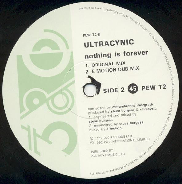 Ultracynic : Nothing Is Forever (12")