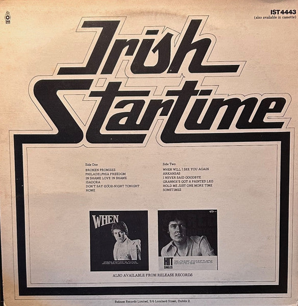 Red Hurley : Irish Startime (LP, Album)