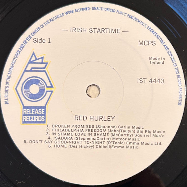 Red Hurley : Irish Startime (LP, Album)