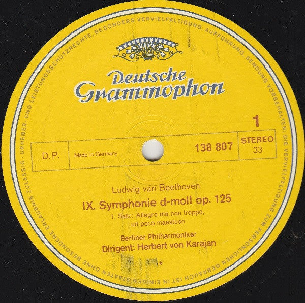 Ludwig van Beethoven - Berliner Philharmoniker, Herbert von Karajan : IX. Symphonie / Symphonie Nr. 8 (2xLP, Album, RE + Box)