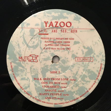 Yazoo : You And Me Both (LP, Album)