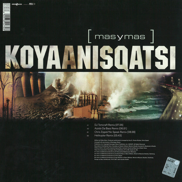 Mas Y Mas : Koyaanisqatsi (Remixes) (12")