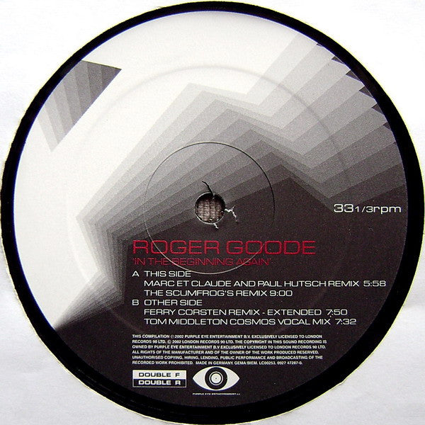 Roger Goode : In The Beginning Again (Mixes) (12")