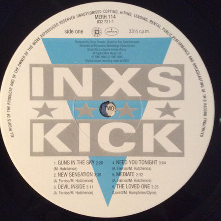 INXS : Kick (LP, Album, Gat)