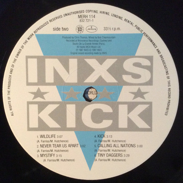 INXS : Kick (LP, Album, Gat)