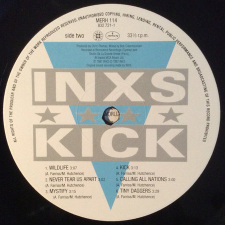 INXS : Kick (LP, Album, Gat)