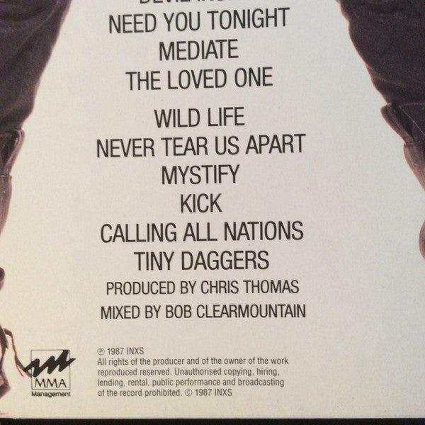 INXS : Kick (LP, Album, Gat)