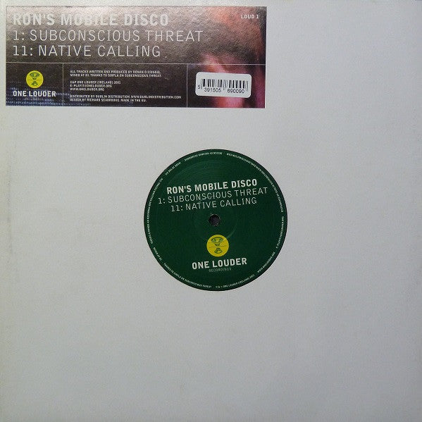 Ron's Mobile Disco : Subconscious Threat (12")