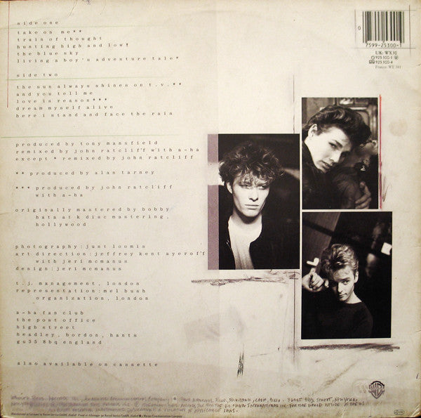 a-ha : Hunting High And Low (LP, Album)