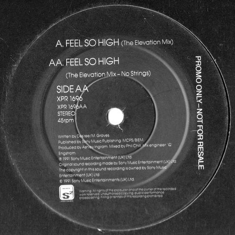 Des'ree : Feel So High (12", Promo)