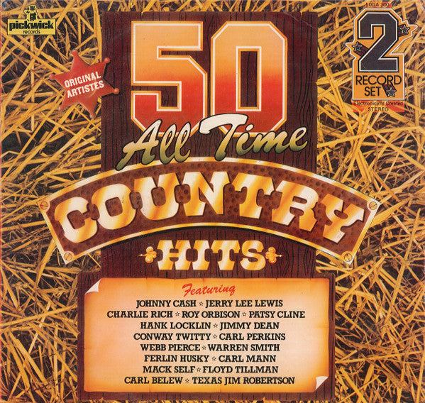 Various : 50 All Time Country Hits (2xLP, Comp)