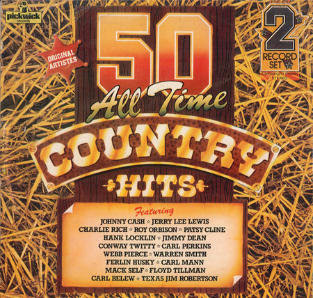 Various : 50 All Time Country Hits (2xLP, Comp)