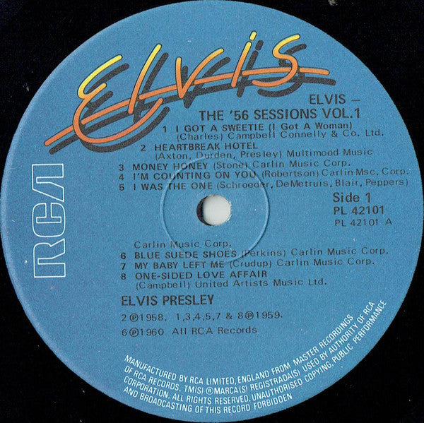 Elvis* : The '56 Sessions Volume 1 (LP, Comp, Mono)