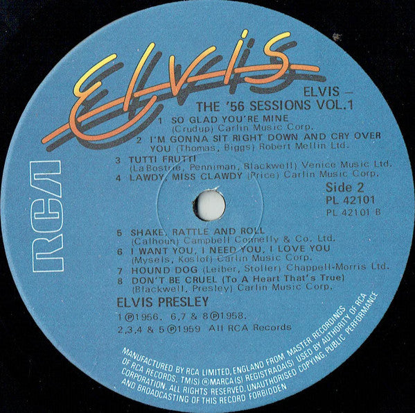 Elvis* : The '56 Sessions Volume 1 (LP, Comp, Mono)