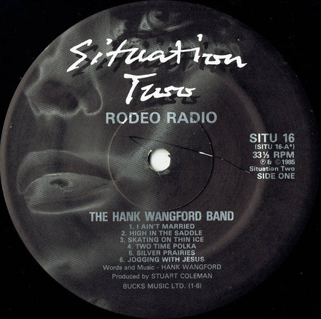 The Hank Wangford Band : Rodeo Radio (LP)