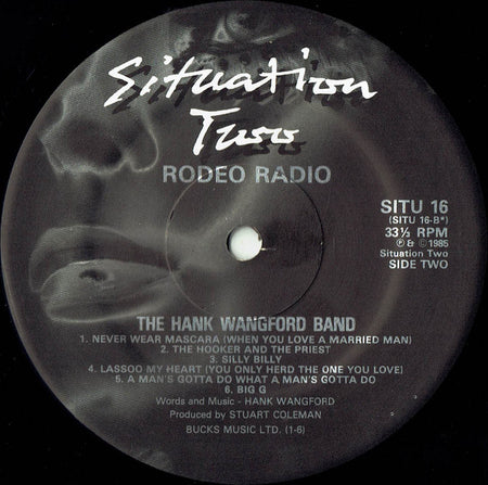 The Hank Wangford Band : Rodeo Radio (LP)