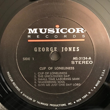 George Jones (2) : Cup Of Loneliness (LP, Album)