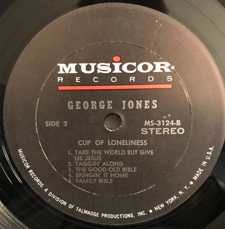 George Jones (2) : Cup Of Loneliness (LP, Album)