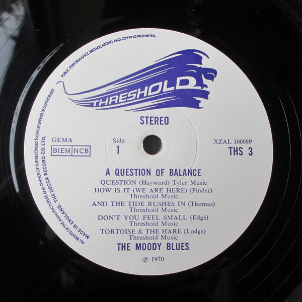 The Moody Blues : A Question Of Balance (LP, Album, Gat)