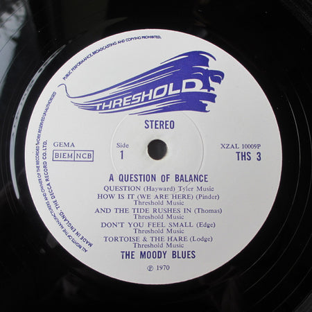The Moody Blues : A Question Of Balance (LP, Album, Gat)