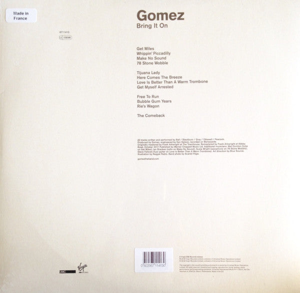 Gomez : Bring It On (2xLP, Album, RE, RM, Uni)