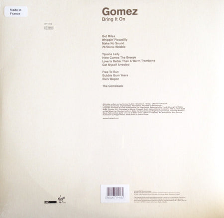 Gomez : Bring It On (2xLP, Album, RE, RM, Uni)