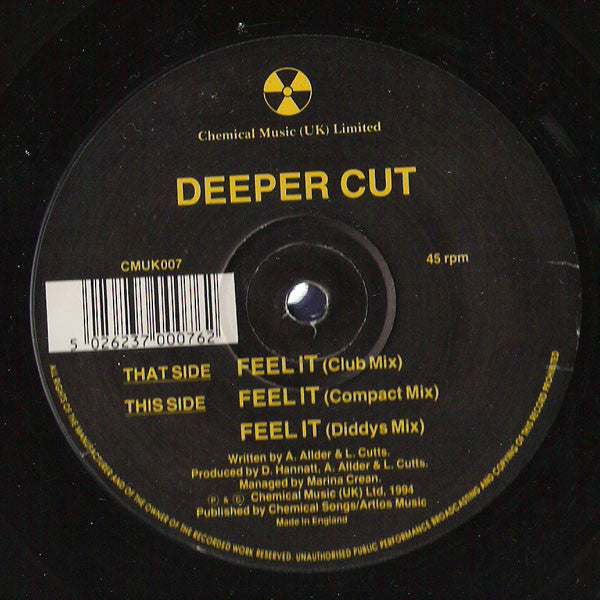 Deeper Cut : Feel It (12")
