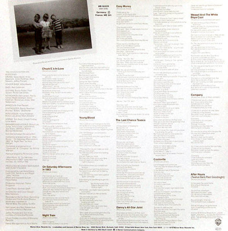Rickie Lee Jones : Rickie Lee Jones (LP, Album, RE)