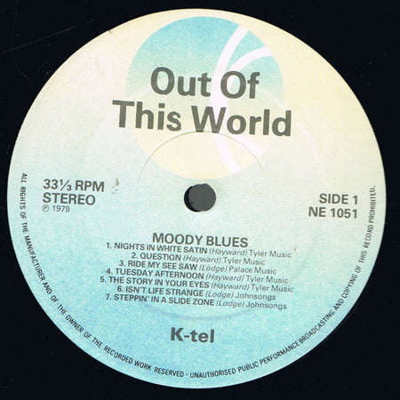 The Moody Blues : Out Of This World (LP, Comp)