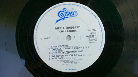 Merle Haggard : Chill Factor (LP, Album)