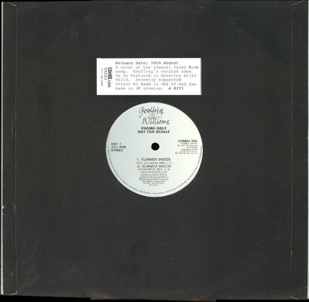 Geoffrey Williams : Summer Breeze (12", Promo)