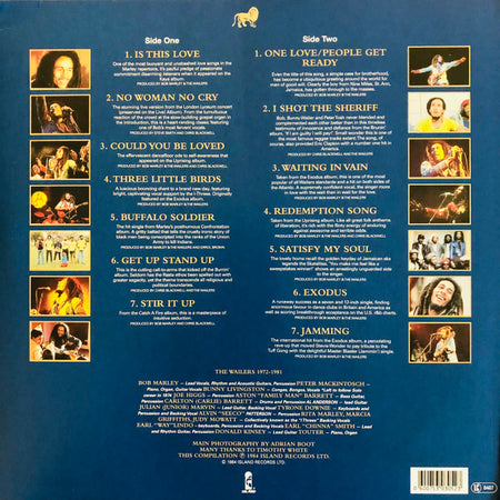 Bob Marley & The Wailers : Legend (The Best Of Bob Marley And The Wailers) (LP, Comp, RE, 180)