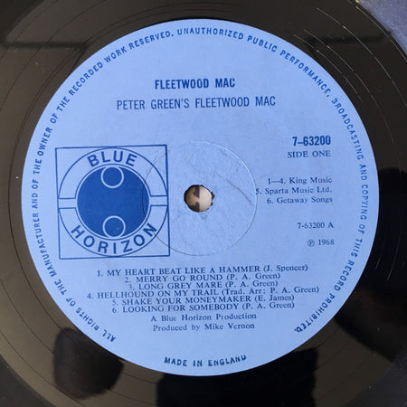 Fleetwood Mac : Peter Green's Fleetwood Mac (LP, Album)