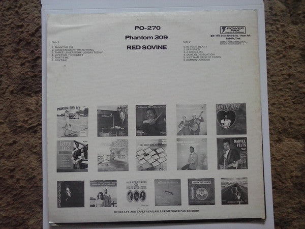 Red Sovine : Phantom 309 (LP, Album)