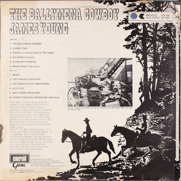 James Young (13) : The Ballymena Cowboy (LP)