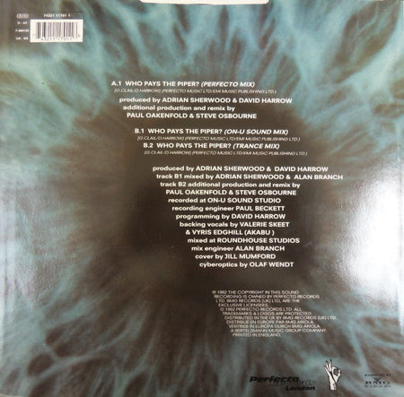 Gary Clail & On-U Sound System : Who Pays The Piper? (12", Single)