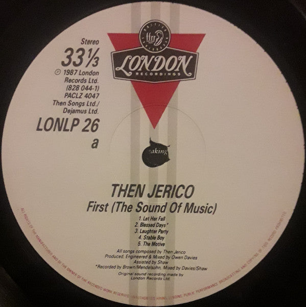Then Jerico : First (The Sound Of Music) (LP, Album)