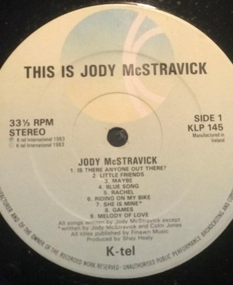 Jody McStravick : This is Jody McStavick (LP)