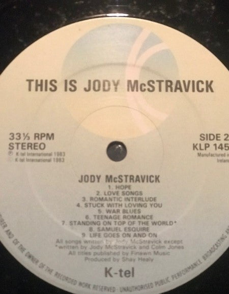 Jody McStravick : This is Jody McStavick (LP)